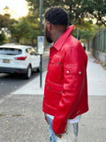 Men's Jax 2.0    Leather Jacket [Red]