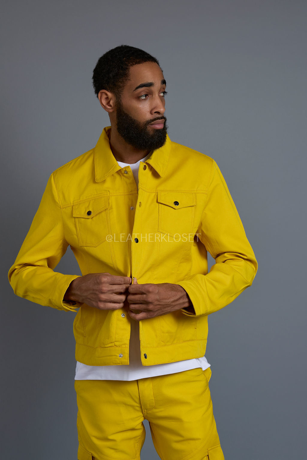 Men's Better Days Jacket And Pant Set [Yellow]