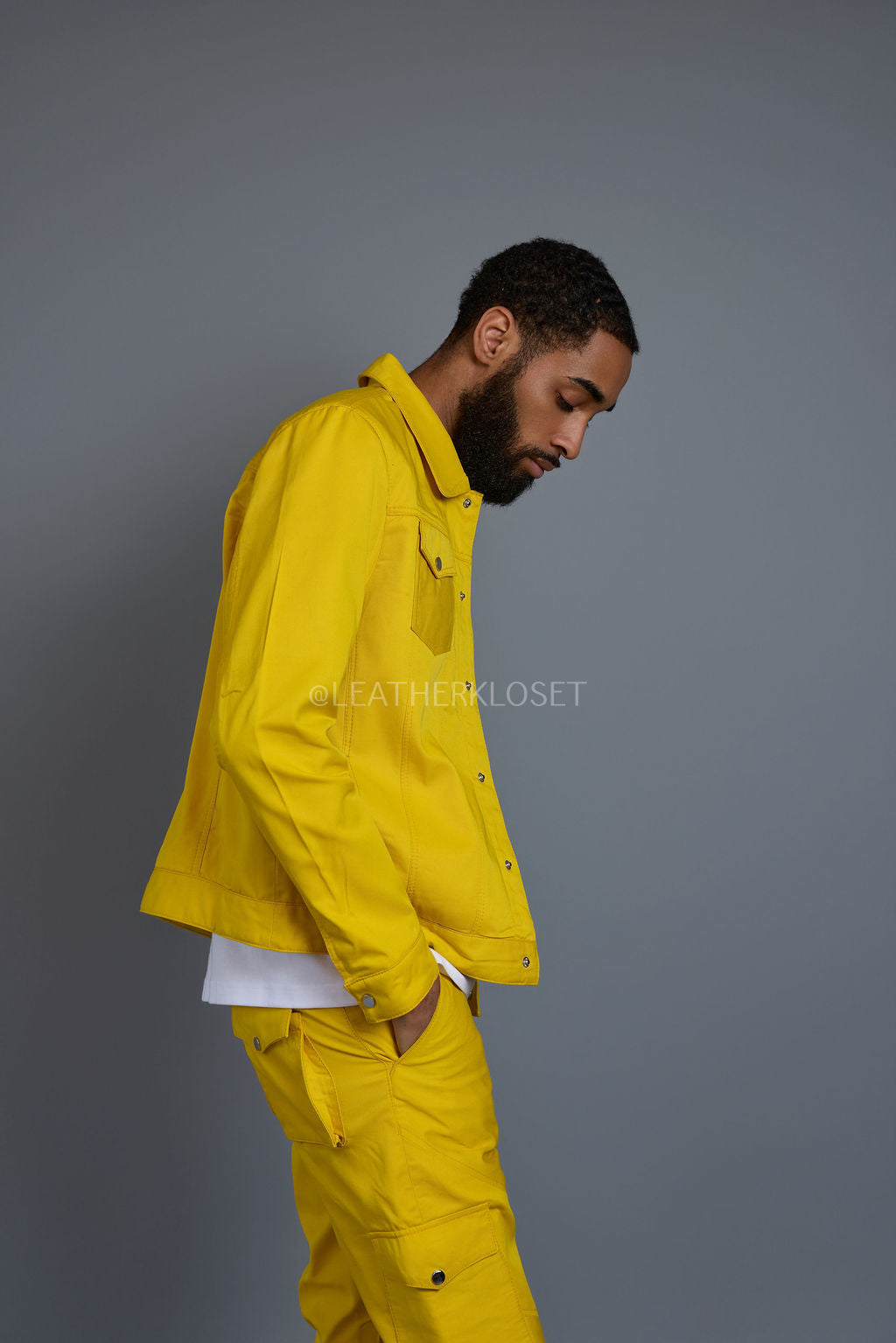 Men's Better Days Jacket And Pant Set [Yellow]