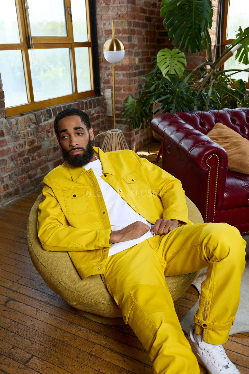 Men's Better Days Jacket And Pant Set [Yellow]