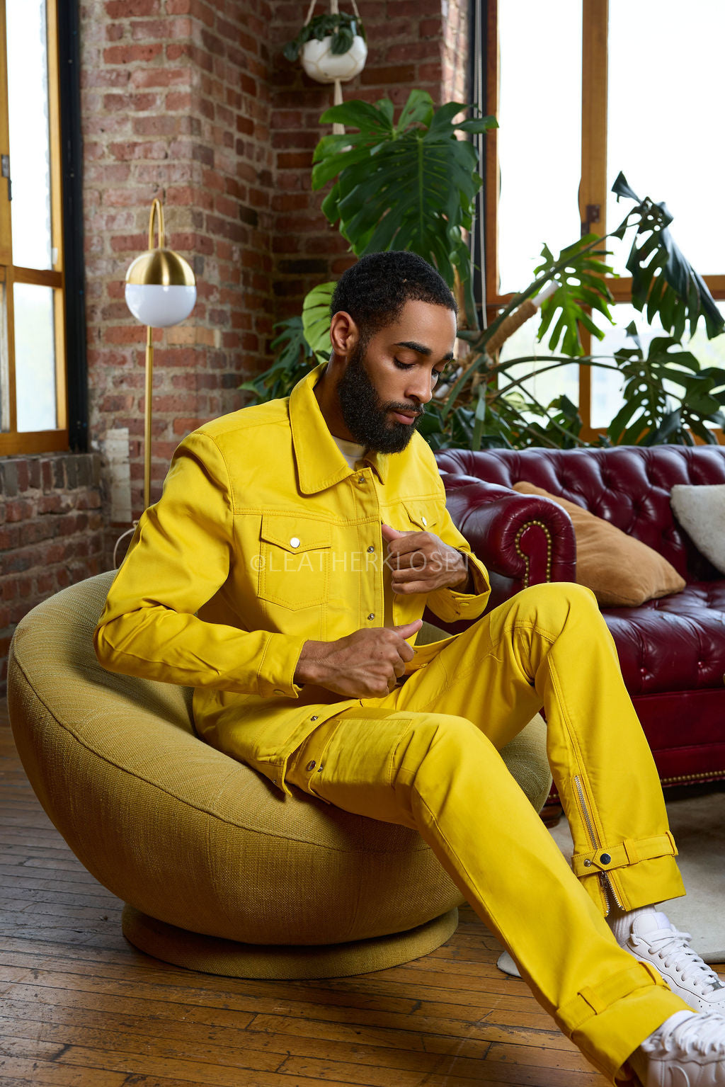 Men's Better Days Jacket And Pant Set [Yellow]