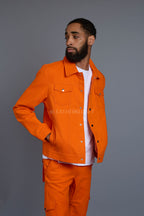 Men's Better Days Jacket And Pant Set [Orange]