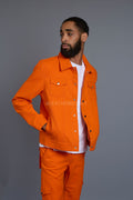 Men's Better Days Jacket And Pant Set [Orange]