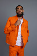 Men's Better Days Jacket And Pant Set [Orange]