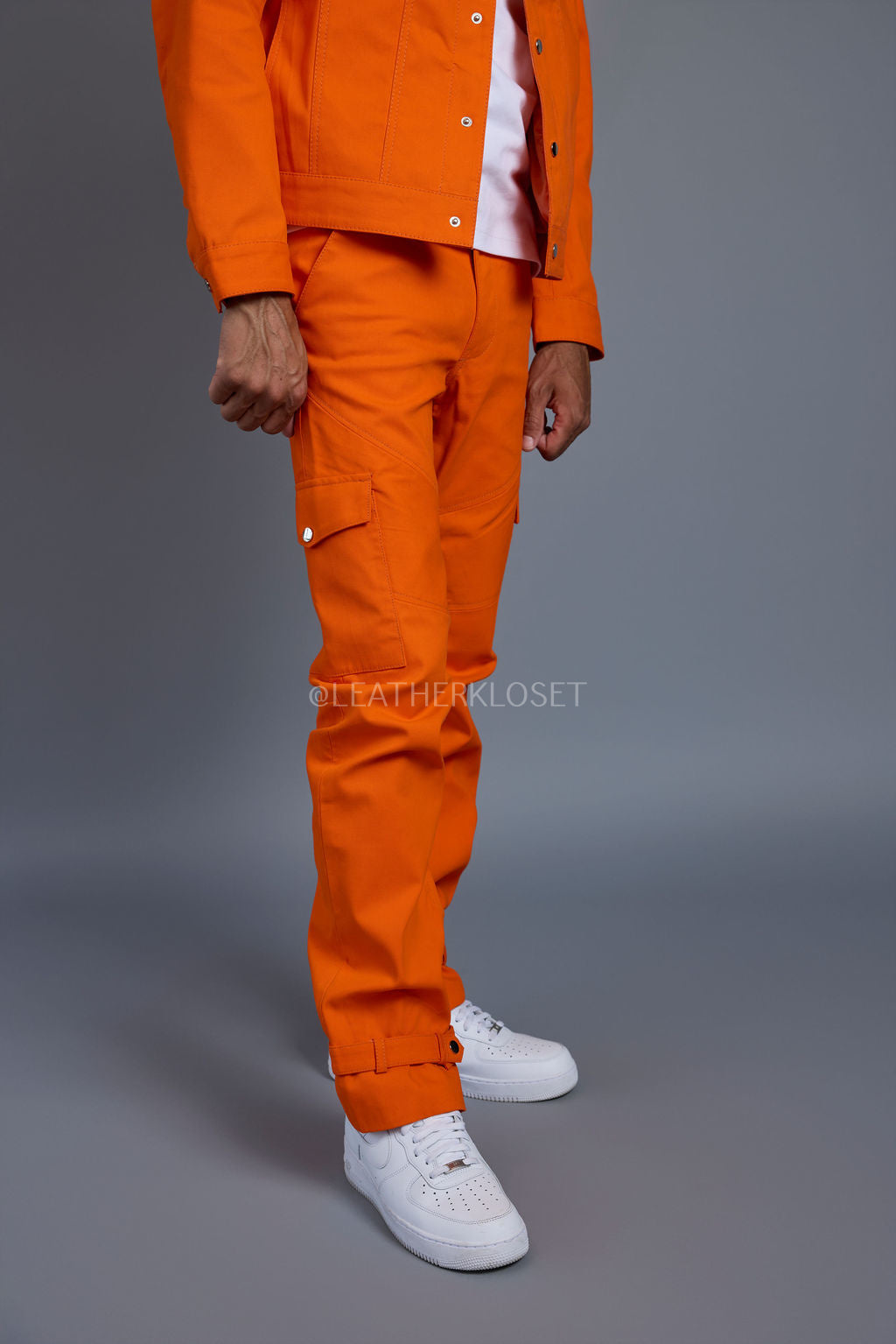 Men's Better Days Jacket And Pant Set [Orange]