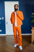 Men's Better Days Jacket And Pant Set [Orange]
