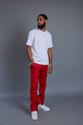 Men's Better Days Stack Pants Separate [Red]