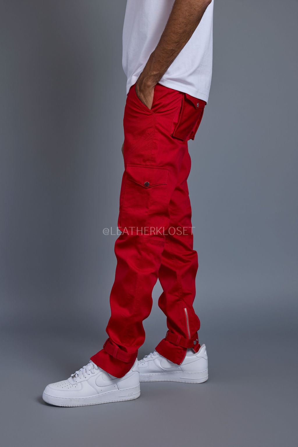 Men's Better Days Stack Pants Separate [Red]