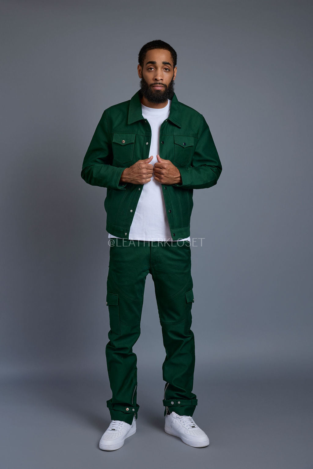 Men's Better Days Jacket And Pant Set [Forest Green]