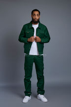 Men's Better Days Jacket And Pant Set [Forest Green]