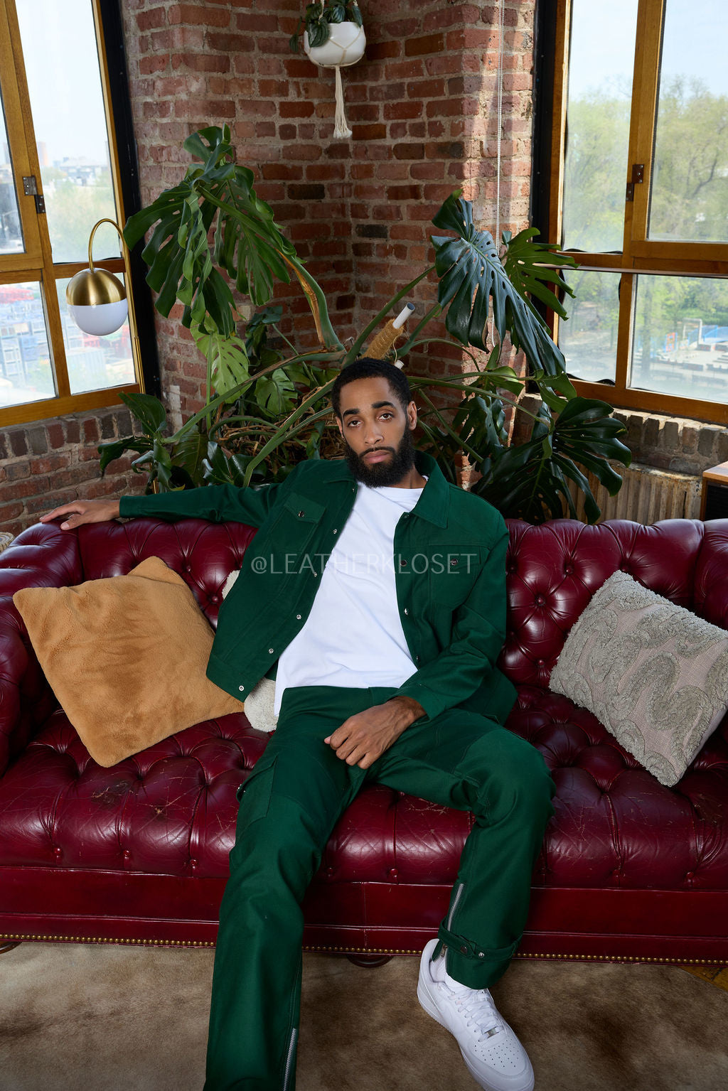 Men's Better Days Jacket And Pant Set [Forest Green]