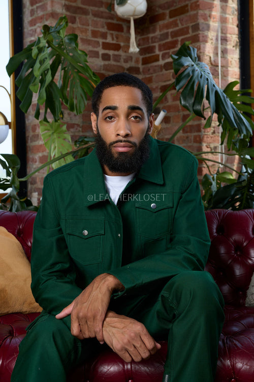Men's Better Days Jacket And Pant Set [Forest Green]