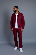 Men's Better Days Jacket And Pant Set [Burgundy]