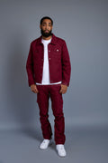 Men's Better Days Jacket And Pant Set [Burgundy]