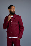 Men's Better Days Jacket And Pant Set [Burgundy]