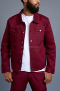 Men's Better Days Jacket And Pant Set [Burgundy]