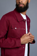 Men's Better Days Jacket And Pant Set [Burgundy]