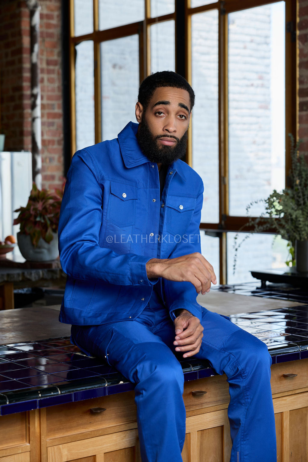 Men's Better Days Jacket And Pant Set [Royal Blue]