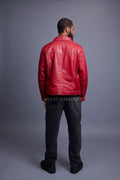 Men's Dylan Jacket Red Leather