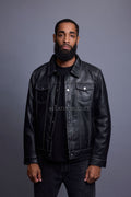 Men's Dylan Jacket Black Leather