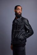 Men's Dylan Jacket Black Leather