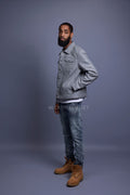 Men's Dylan Jacket Grey Leather