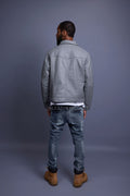 Men's Dylan Jacket Grey Leather
