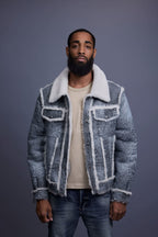 Men's Shepherd Shearling Jacket [Premium Hunter]