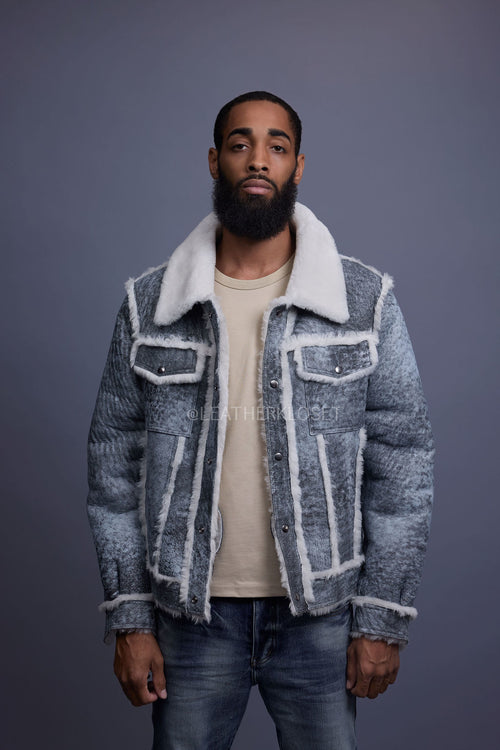 Men's Shepherd Shearling Jacket [Premium Hunter]