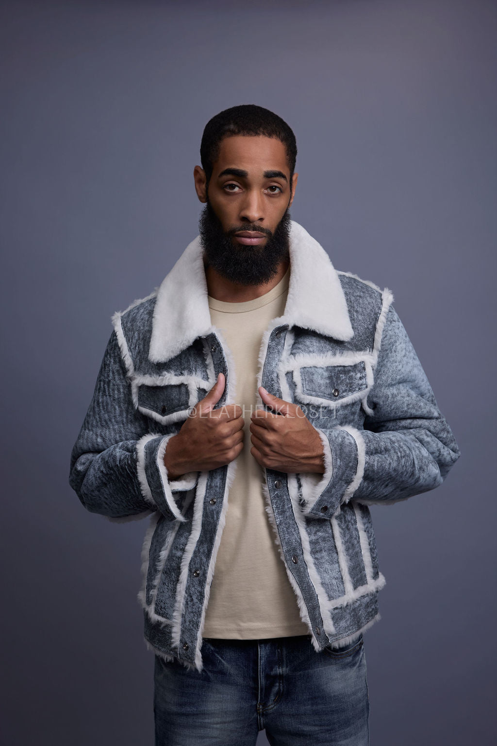 Men's Shepherd Shearling Jacket [Premium Hunter]