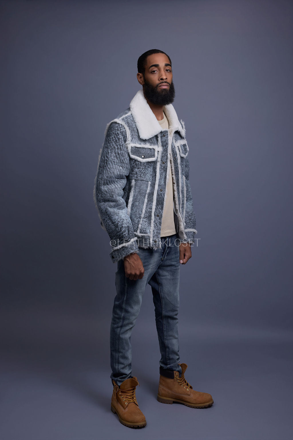 Men's Shepherd Shearling Jacket [Premium Hunter]