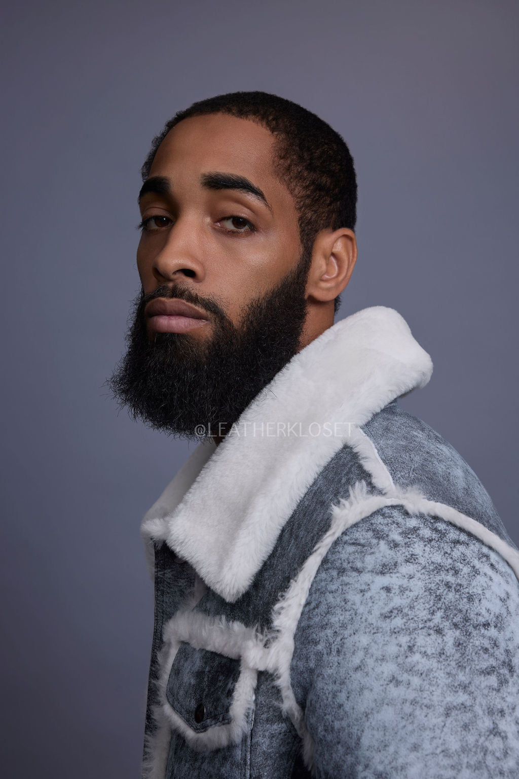 Men's Shepherd Shearling Jacket [Premium Hunter]