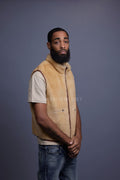 Men's Don Reversible Shearling Vest [Tan]