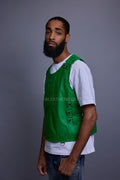 Men's Leather Vegas Vest [Green]