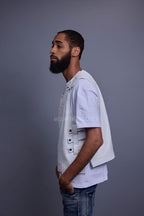 Men's Leather Vegas Vest [White]