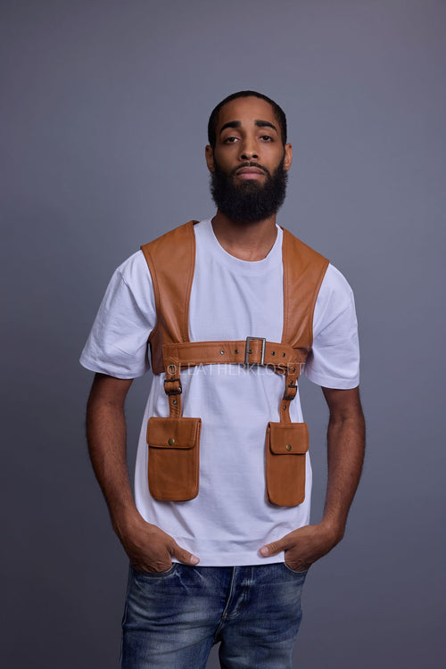 Men's Leather Holster [Saddle Brown]