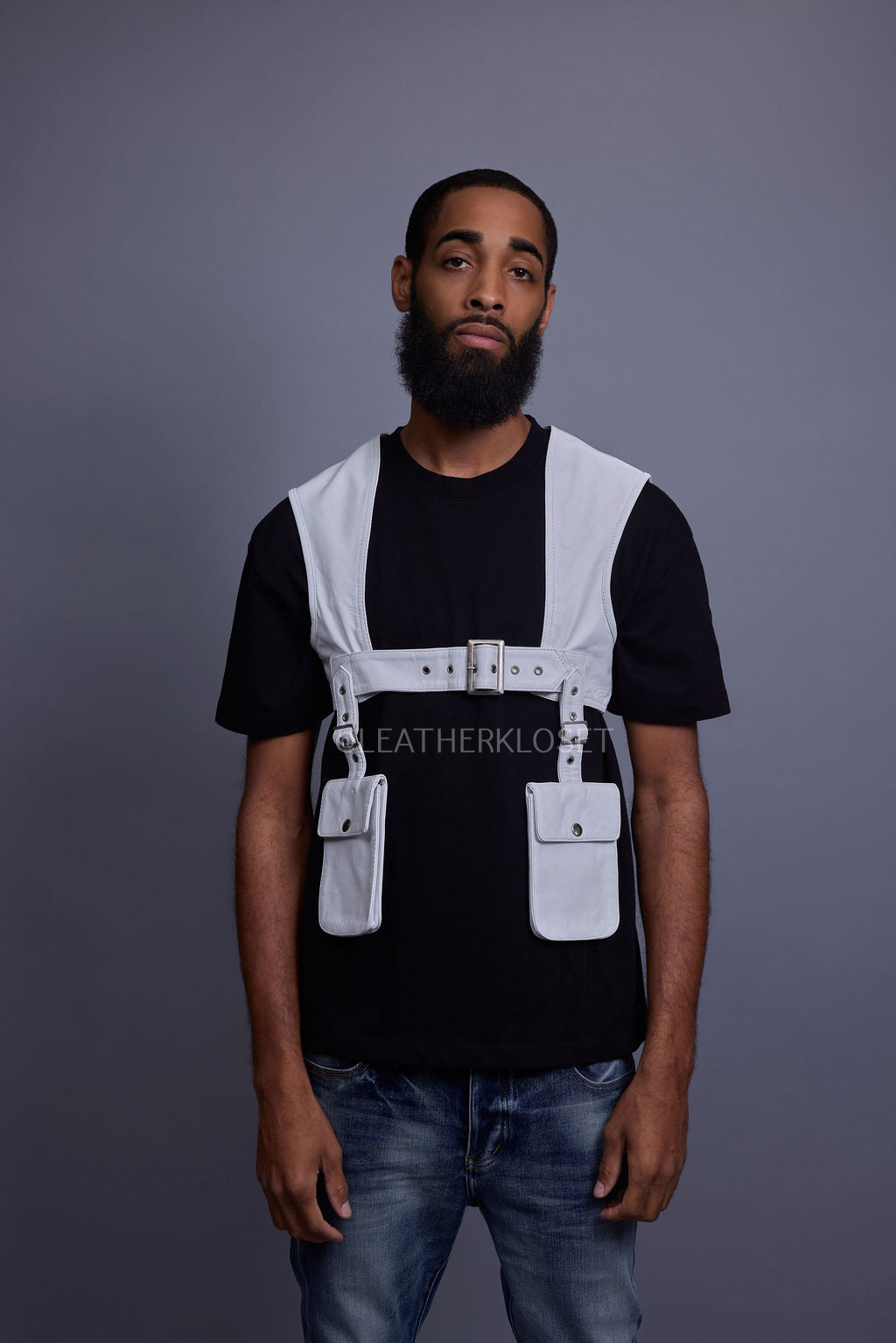 Men's Leather Holster [White]