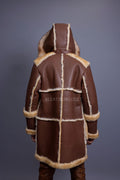 Men's Stealth Real Sheepskin Shearling Duffle [Napa Whiskey]