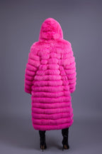 Women's Alia Fox Coat [Hot Pink]