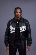 Men's 5 Borough Leather Bomber Jacket [Bronx]