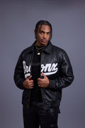 Men's 5 Borough Leather Bomber Jacket [Bronx]