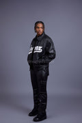 Men's 5 Borough Leather Bomber Jacket [Bronx]