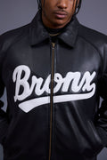 Men's 5 Borough Leather Bomber Jacket [Bronx]