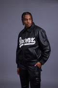 Men's 5 Borough Leather Bomber Jacket [Bronx]