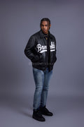 Men's 5 Borough Leather Bomber Jacket [Brooklyn]