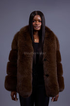 Women's Ivanka Fox Jacket [Chocolate]