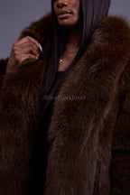 Women's Ivanka Fox Jacket [Chocolate]
