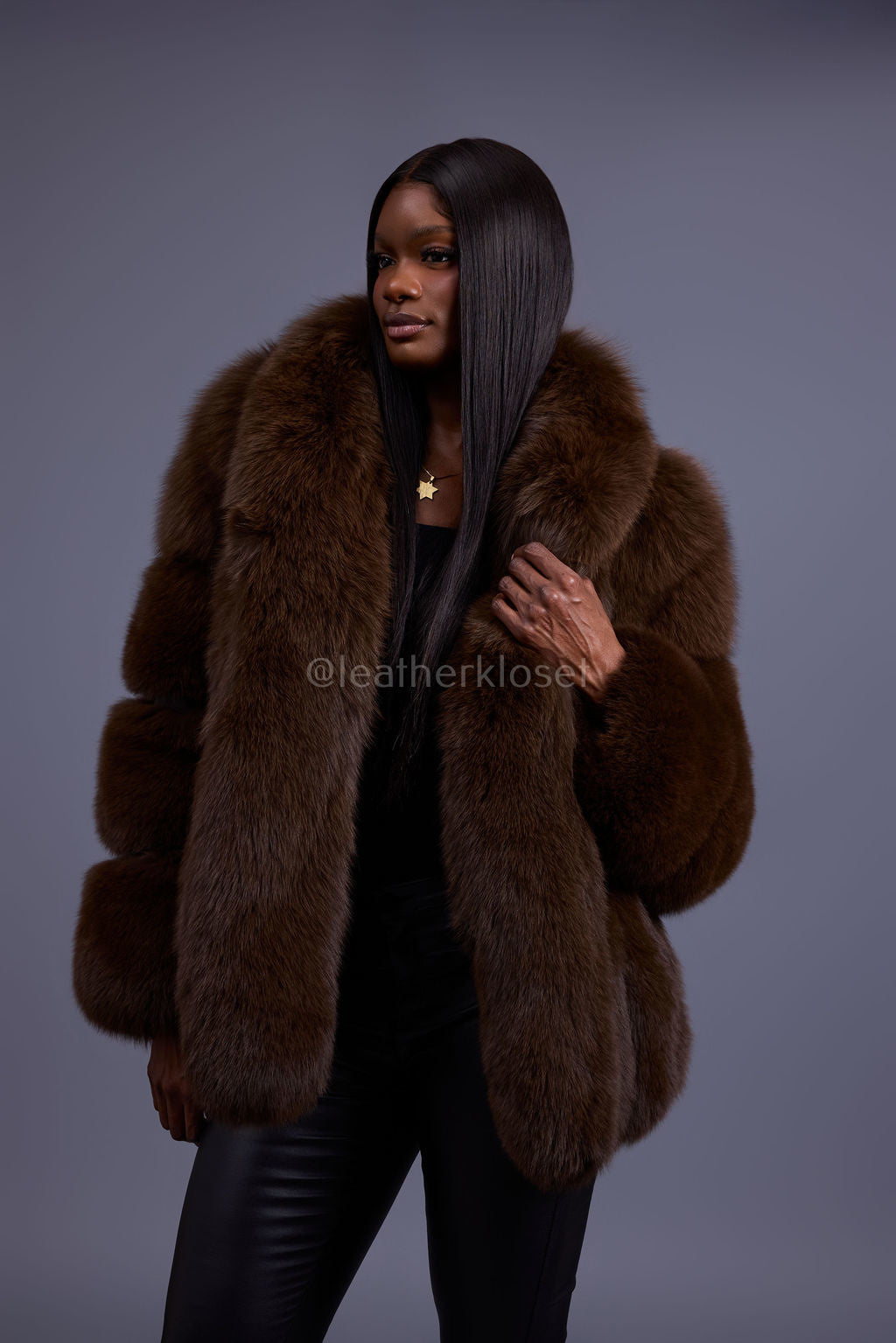 Women's Ivanka Fox Jacket [Chocolate]