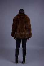 Women's Ivanka Fox Jacket [Chocolate]