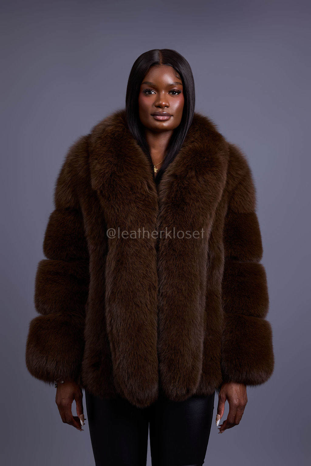 Women's Ivanka Fox Jacket [Chocolate]